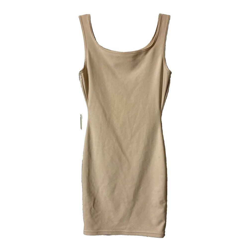 Maidenform Nude Tank Shaper Dress Womens Small Scoop Neck Nylon Blend Smooth Fit